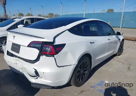 2022 Tesla Model 3 Rear-Wheel Drive from USA, damaged, VIN 5YJ3E1EA5NF168537